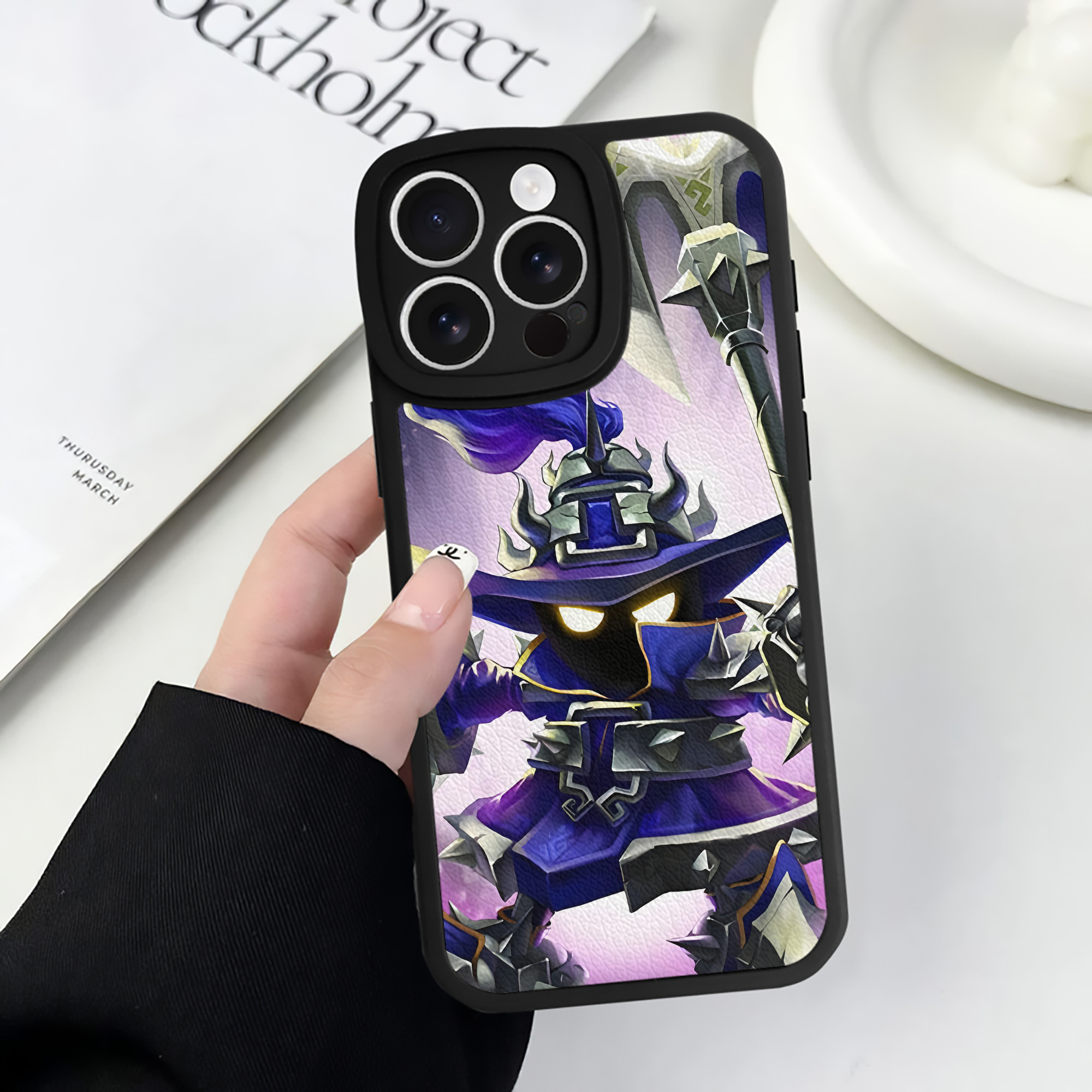 リーグ・オブ・レジェンド League of Legends LOL 【iPhone 16シリーズ対応】シリコンスマホケース（レザー調） 材質：シリコン
